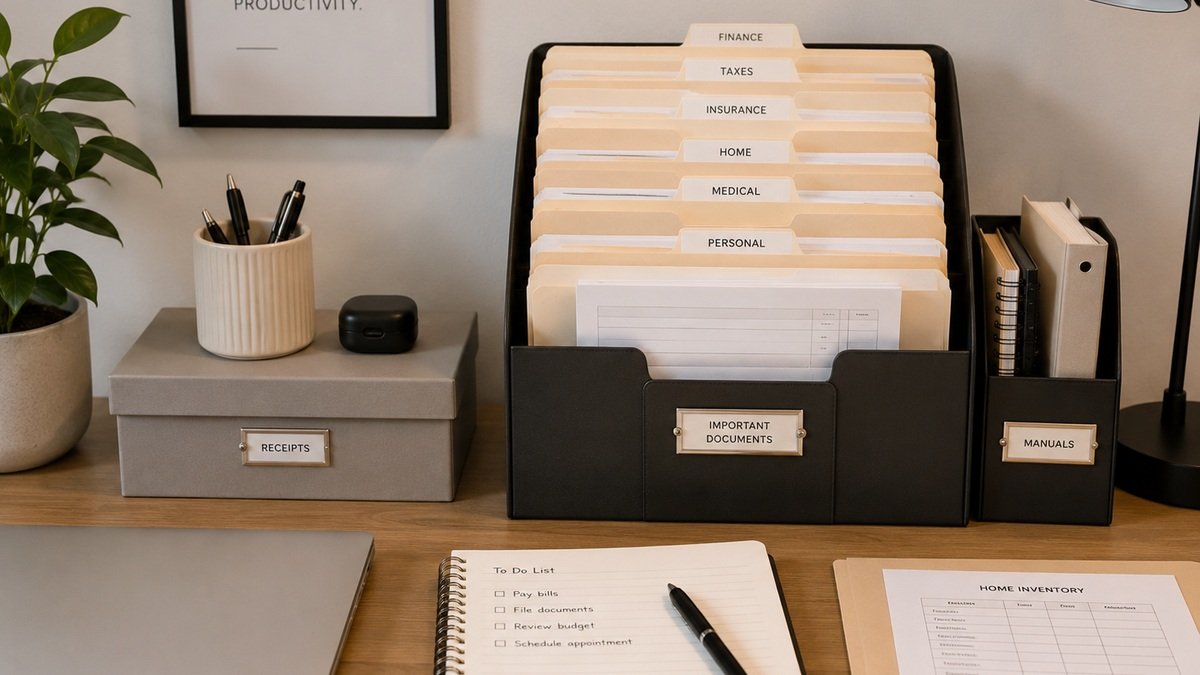 How to Organize Important Documents at Home